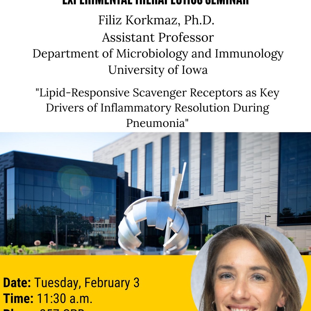 College of Pharmacy PSET Seminar Series: Filiz Korkmaz, PhD promotional image